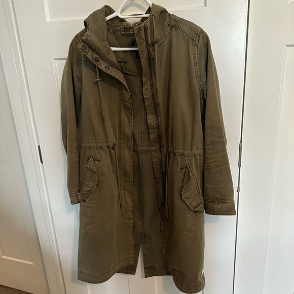 ROOTS | Olive Green Utility Trench Coat - Picture 3 of 12